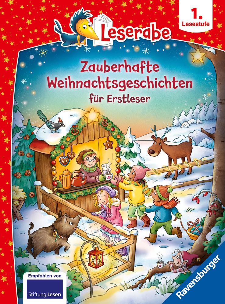 Zauberhafte Weihnachtsgeschichten für Erstleser - lesen lernen mit dem Leseraben - Erstlesebuch - Kinderbuch ab 6 Jahren - Lesen lernen 1. Klasse Jungen und Mädchen (Leserabe 1. Klasse) Fabisch, Alexandra; Lenz, Martin; Kiel, Anja; Ben-Arab, Màriam (Illustrationen); Teichmann, Meike (Illustrationen); Broska, Elke (Illustrationen) Gebundene Ausgabe 