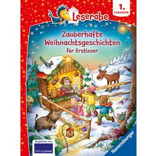 Zauberhafte Weihnachtsgeschichten für Erstleser - lesen lernen mit dem Leseraben - Erstlesebuch - Kinderbuch ab 6 Jahren - Lesen lernen 1. Klasse Jungen und Mädchen (Leserabe 1. Klasse) Fabisch, Alexandra; Lenz, Martin; Kiel, Anja; Ben-Arab, Màriam (Illustrationen); Teichmann, Meike (Illustrationen); Broska, Elke (Illustrationen) Gebundene Ausgabe 