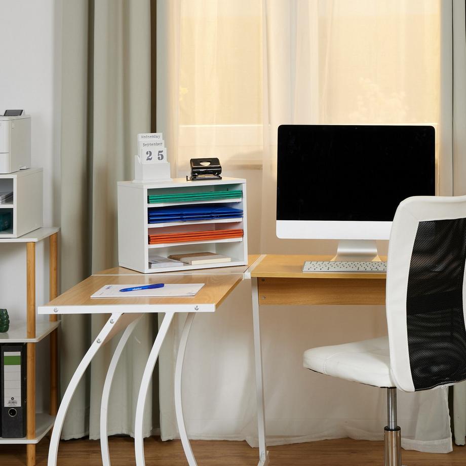 B2X Scomparto portadocumenti bianco 4 scomparti  