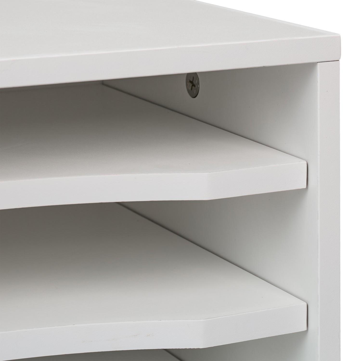 B2X Scomparto portadocumenti bianco 4 scomparti  