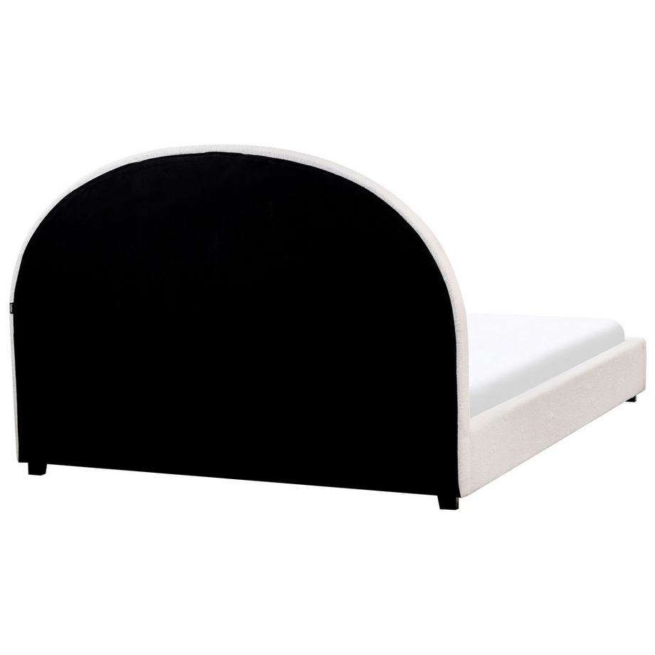 Beliani Wasserbett aus Bouclé Skandinavisch VAUCLUSE  