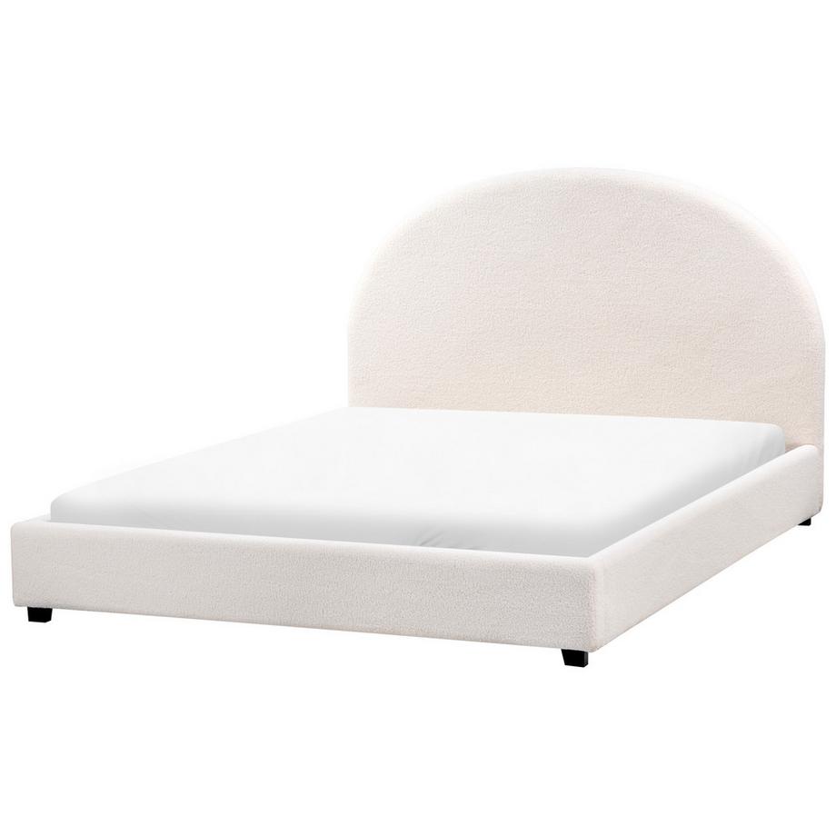 Beliani Wasserbett aus Bouclé Skandinavisch VAUCLUSE  
