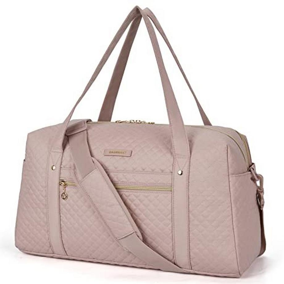 Reisetasche Handgepäck, Weekender Overnight Bag Große Tragetasche mit Schuhtasche, Laptop-Fach,