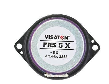 Visaton  Visaton FRS 5 X haut-parleur Noir Avec fil 5 W 