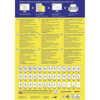 Avery-Zweckform Etichetta universale 105 x 70 mm Carta Bianco 800 pz. A tenuta permanente Stampante a getto d'inchi  