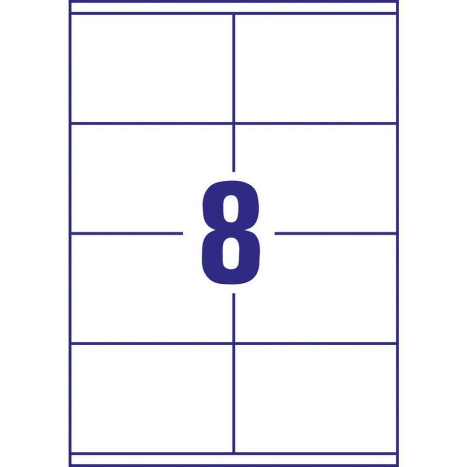 Avery-Zweckform AVERY ZWECKFORM Universaletiketten 105x70mm, 800 Stk.  