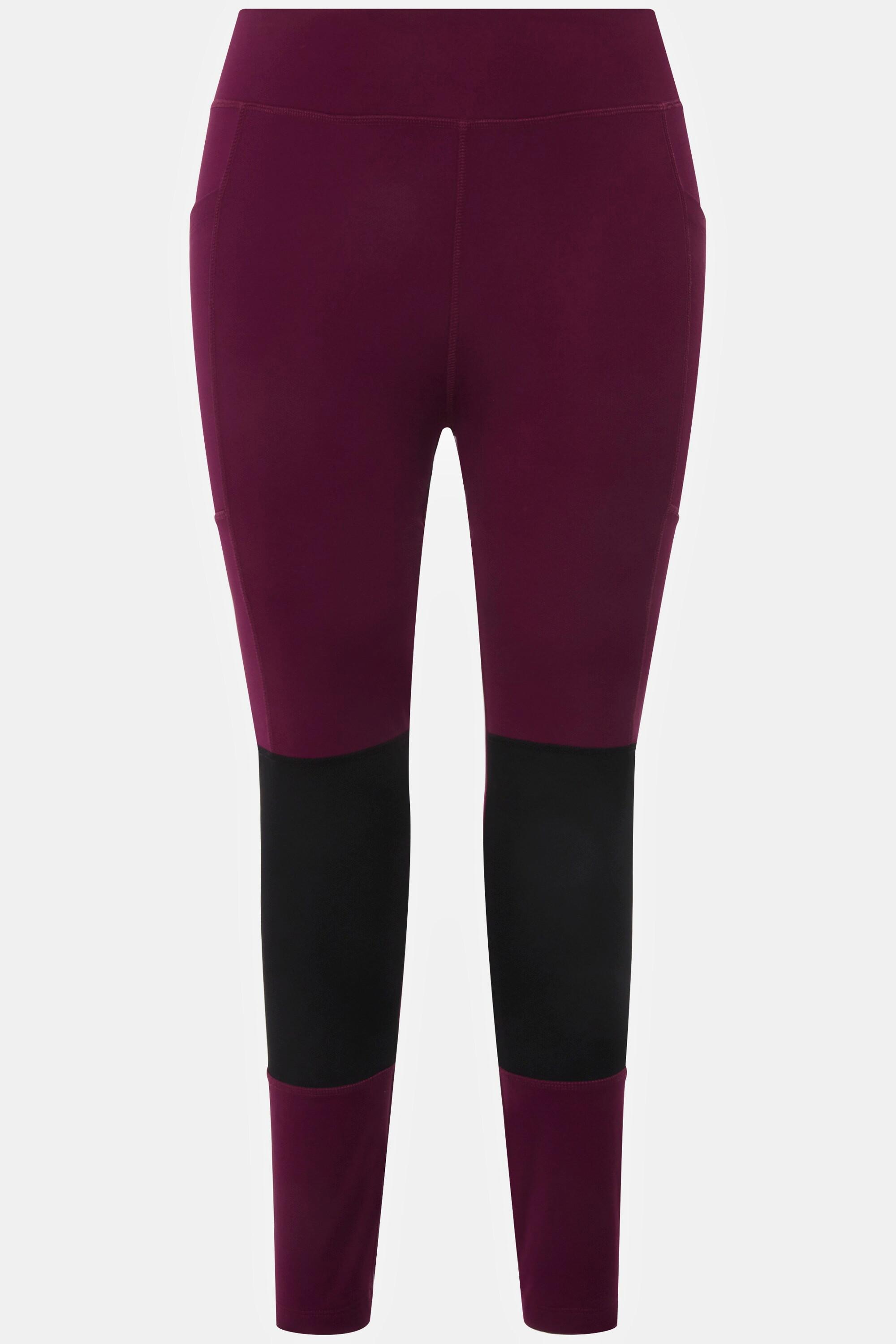 Ulla Popken  Wander-Leggings, Zipptasche, High Waist, Elastikbund 