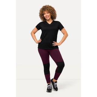 Ulla Popken  Leggings da trekking a vita alta con cintura elastica e tasca con zip 