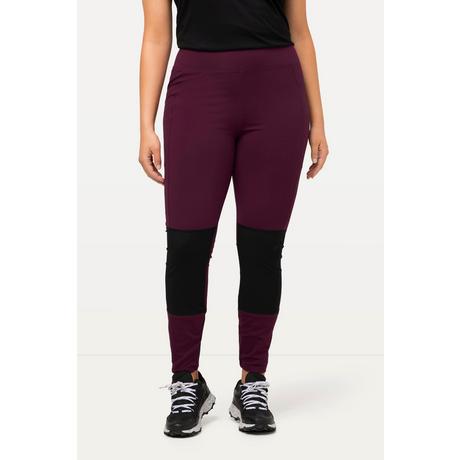 Ulla Popken  Leggings da trekking a vita alta con cintura elastica e tasca con zip 