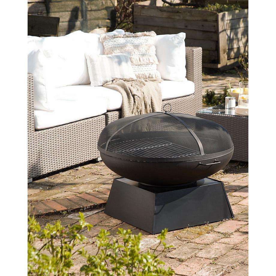 Beliani Camino con Griglia en Acciaio SEMERU  