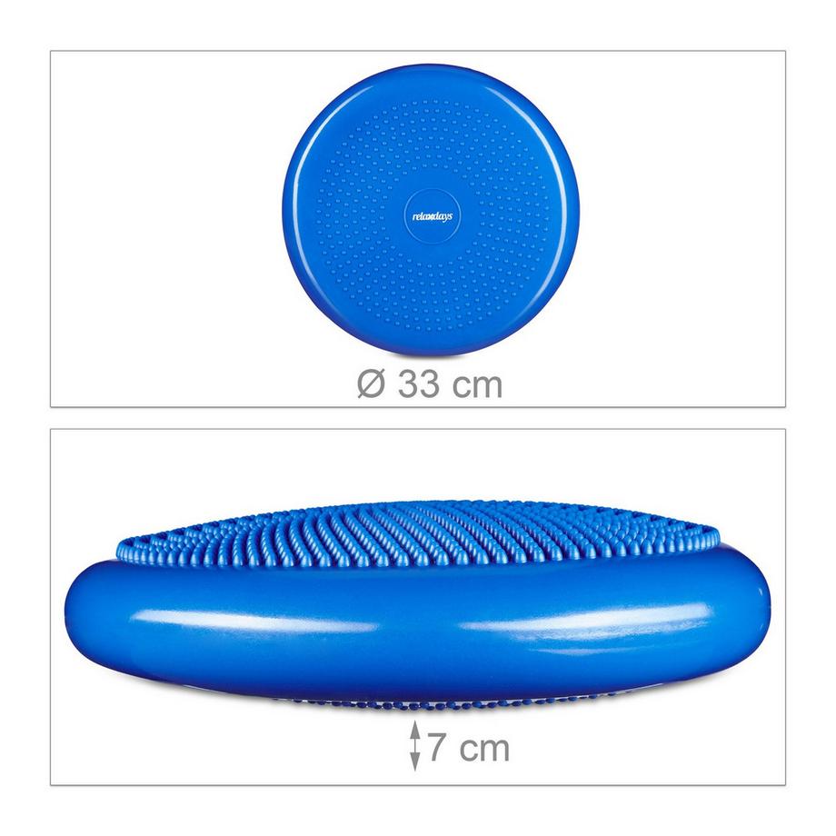 B2X  Cuscino di equilibrio 33 cm con pompa ad aria 