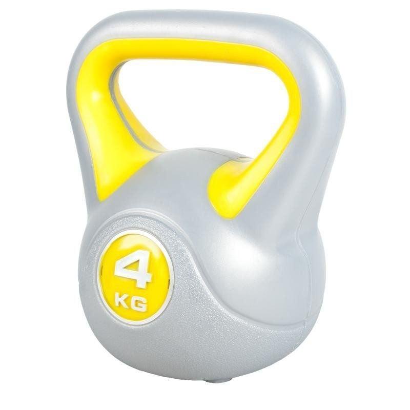 Image of Kettlebell Stylish Unisex Gelb Bunt 4kg