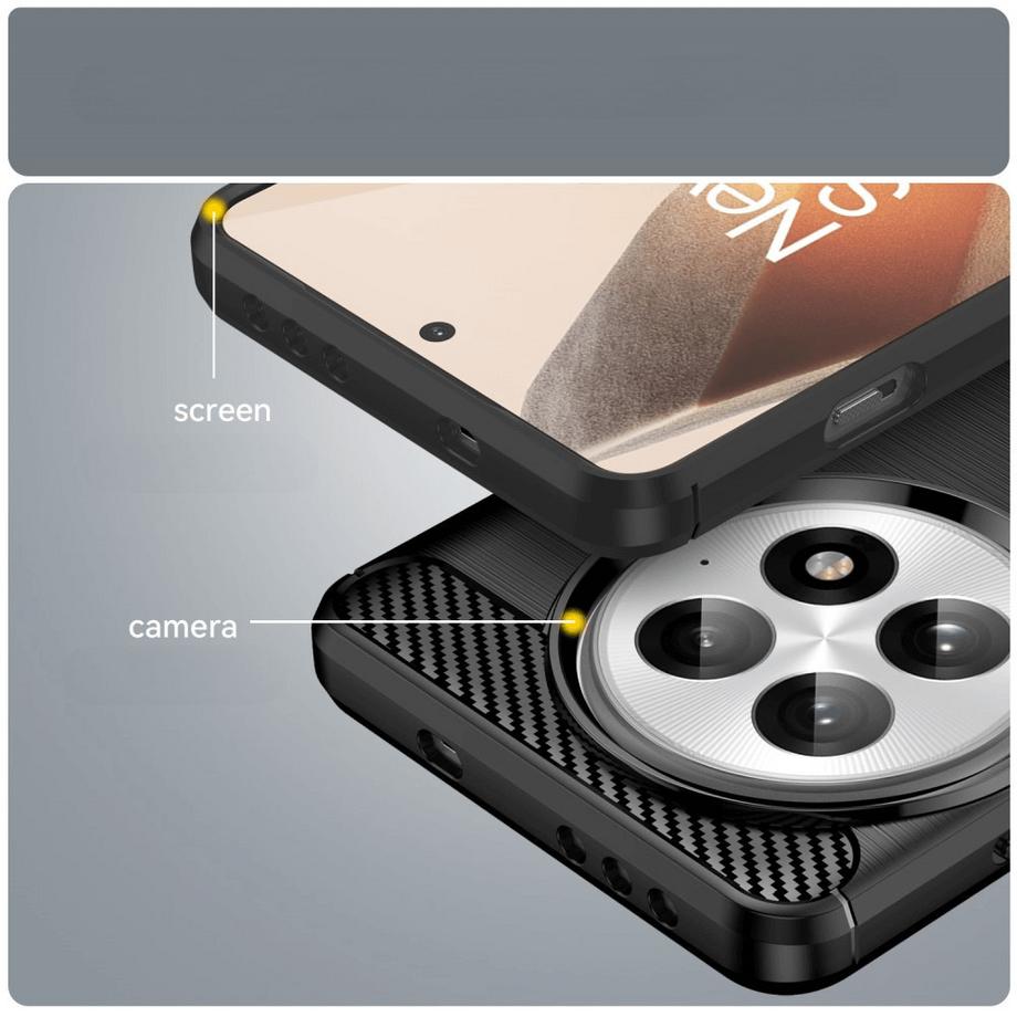 Cover-Discount  OnePlus 13 - Metall Carbon Look Hülle 