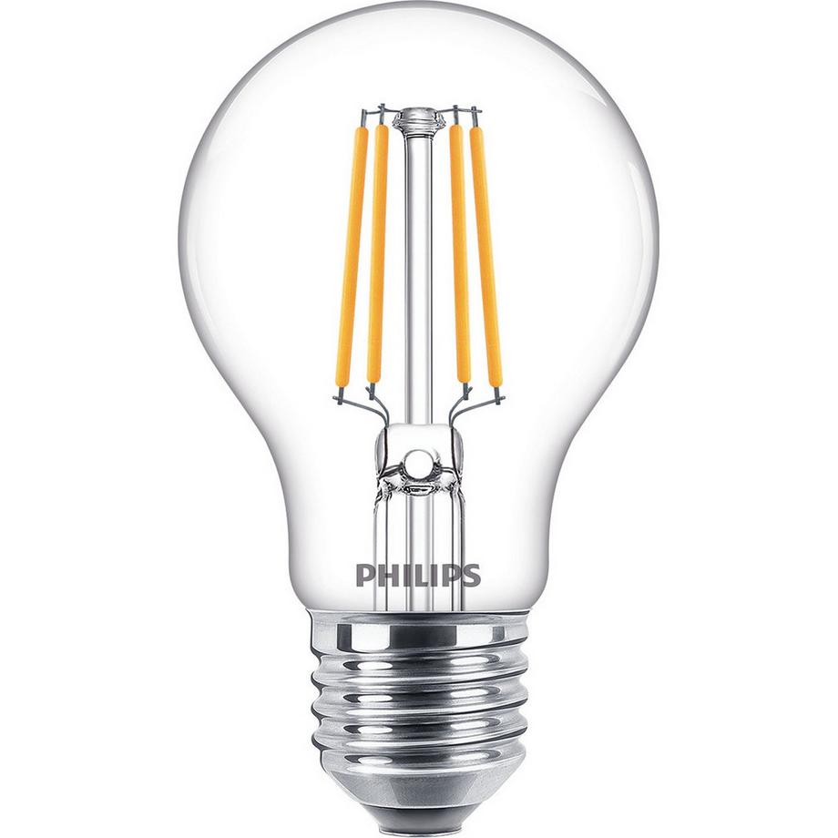 PHILIPS Confezione da 2 LED E27 Normale 4,3 W (40 W) Trasparente 470 lm  