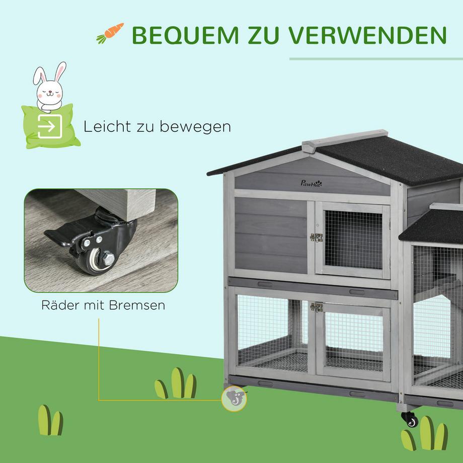 PawHut  Kleintierstall 