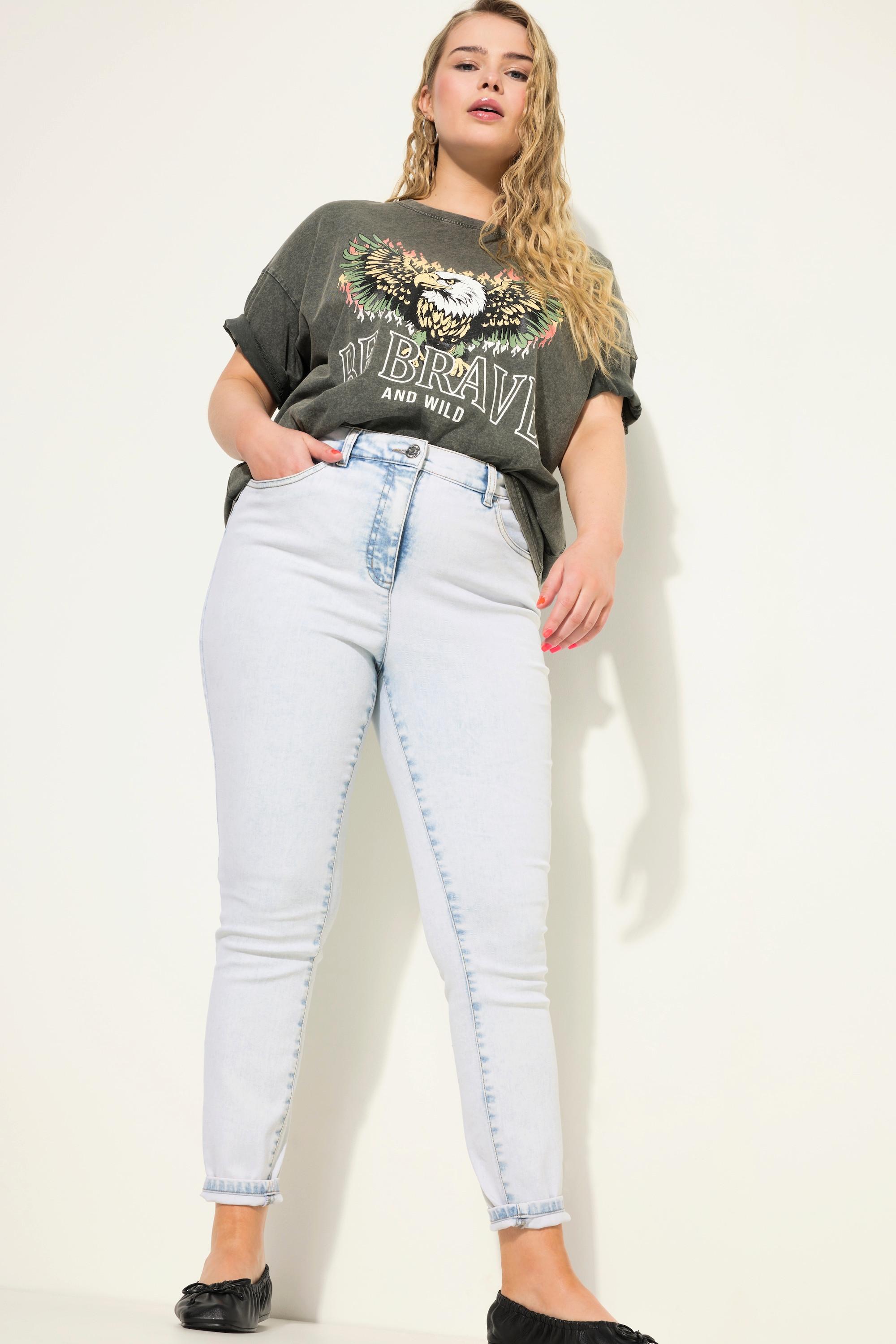 Studio Untold  Jean skinny à 5 poches en denim délavé 