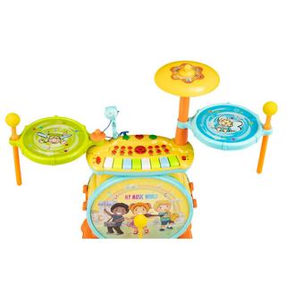 Pricenet  Orgeltrommeln 2in1 Karaoke-Mikrofon MP3 LED 