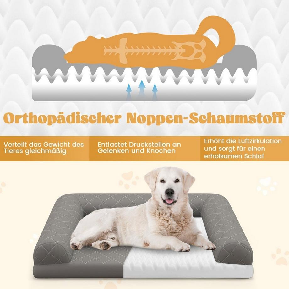 Northix  Orthopädisches Hundebett, mittlere Größe 
