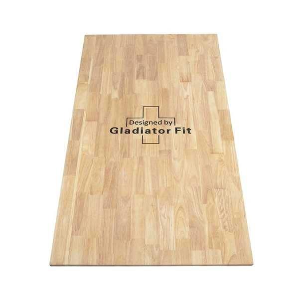 GladiatorFit  Piattaforma di sollevamento pesi in legno per pavimento di 20 mm di spessore 