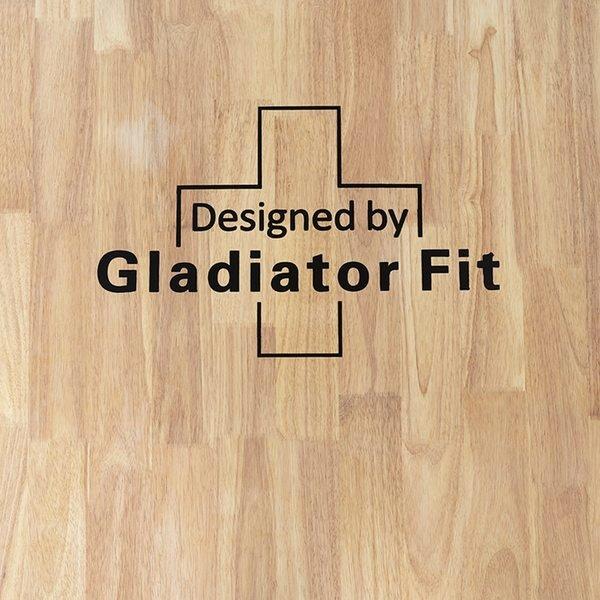 GladiatorFit  Piattaforma di sollevamento pesi in legno per pavimento di 20 mm di spessore 