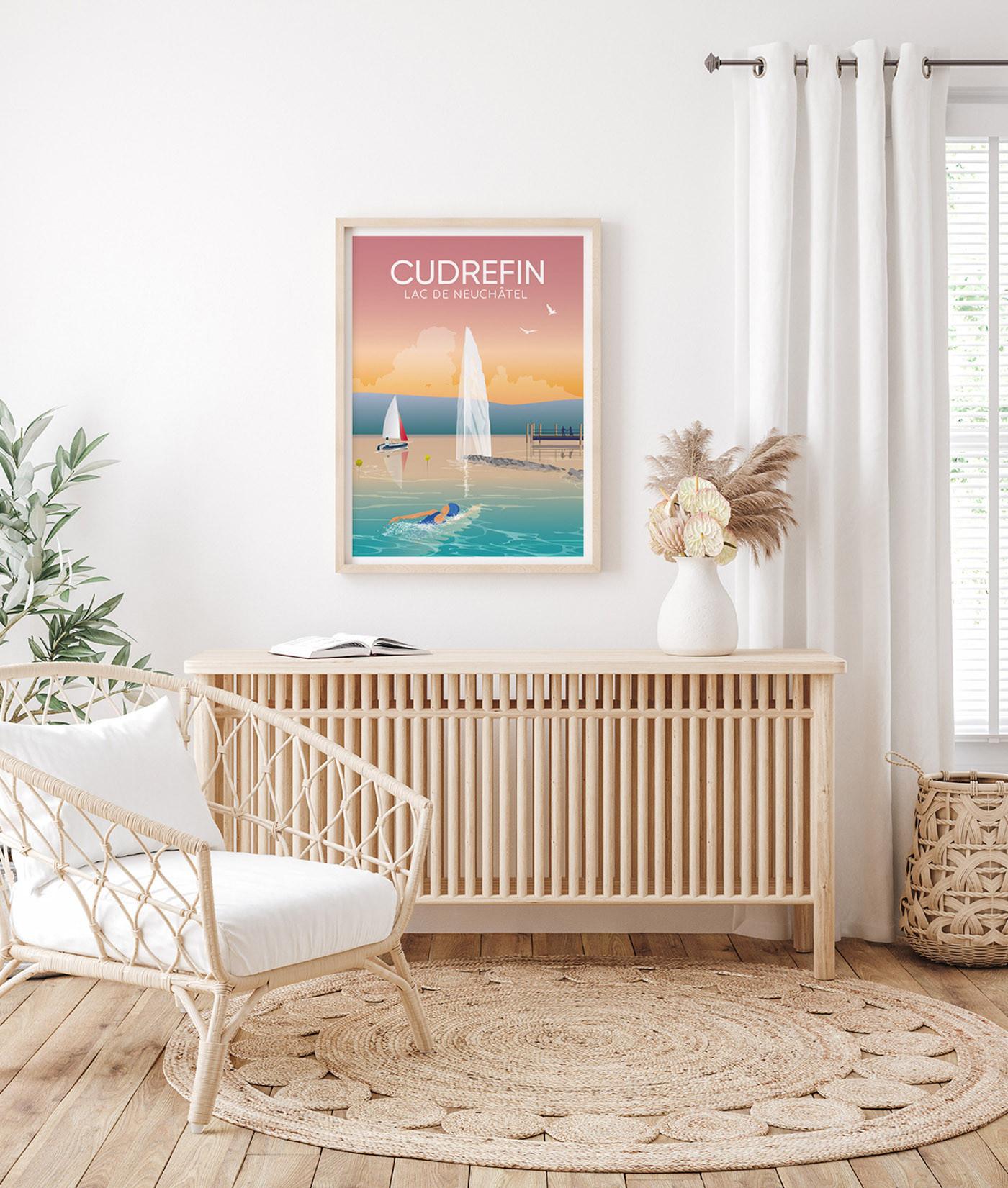 La-Jonx Cudrefin - Lac de Neuchâtel - Poster  