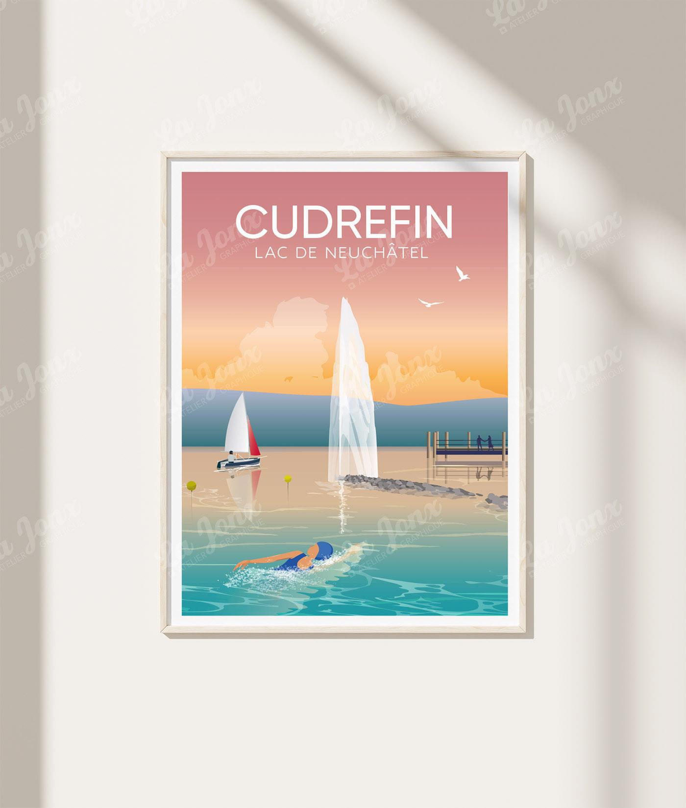 La-Jonx Cudrefin - Lac de Neuchâtel - Poster  