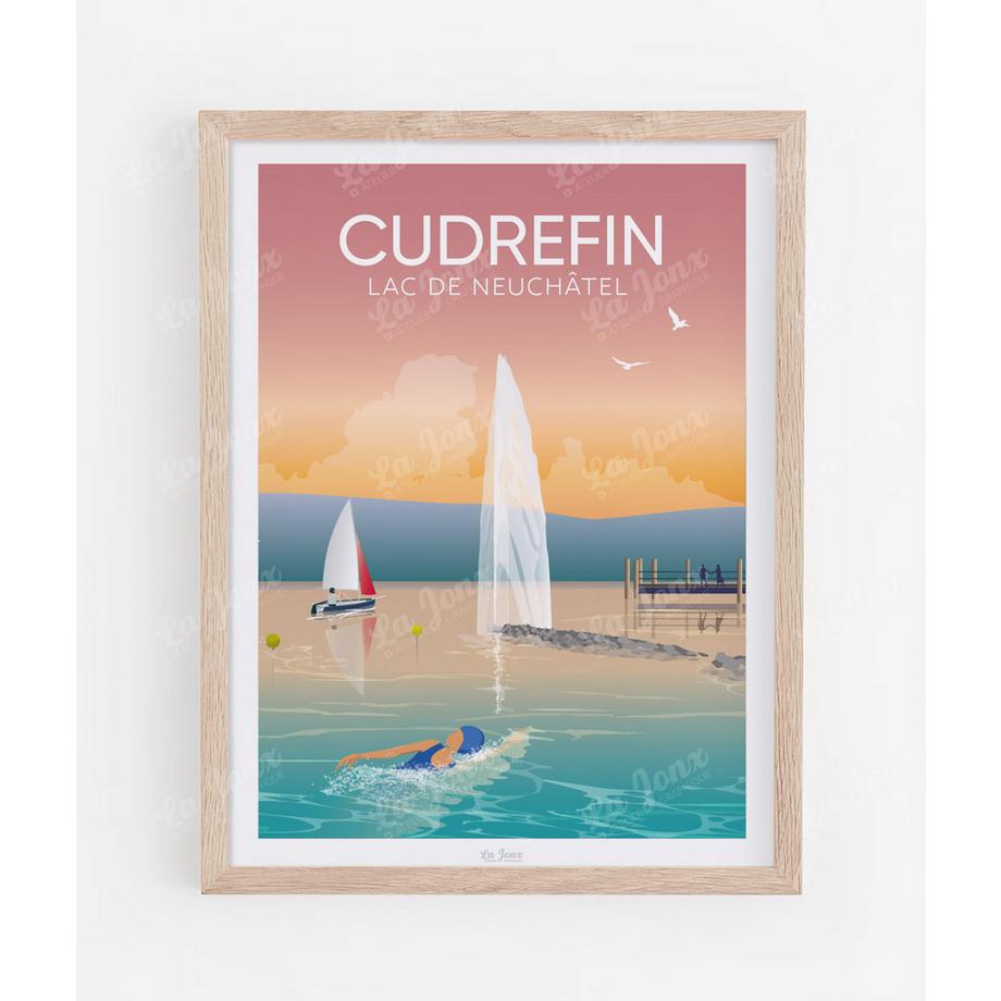 Affiche de Cudrefin - Lac de Neuchâtel