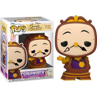 Funko  Figurine POP Disney La Belle et la Bête Cogsworth 