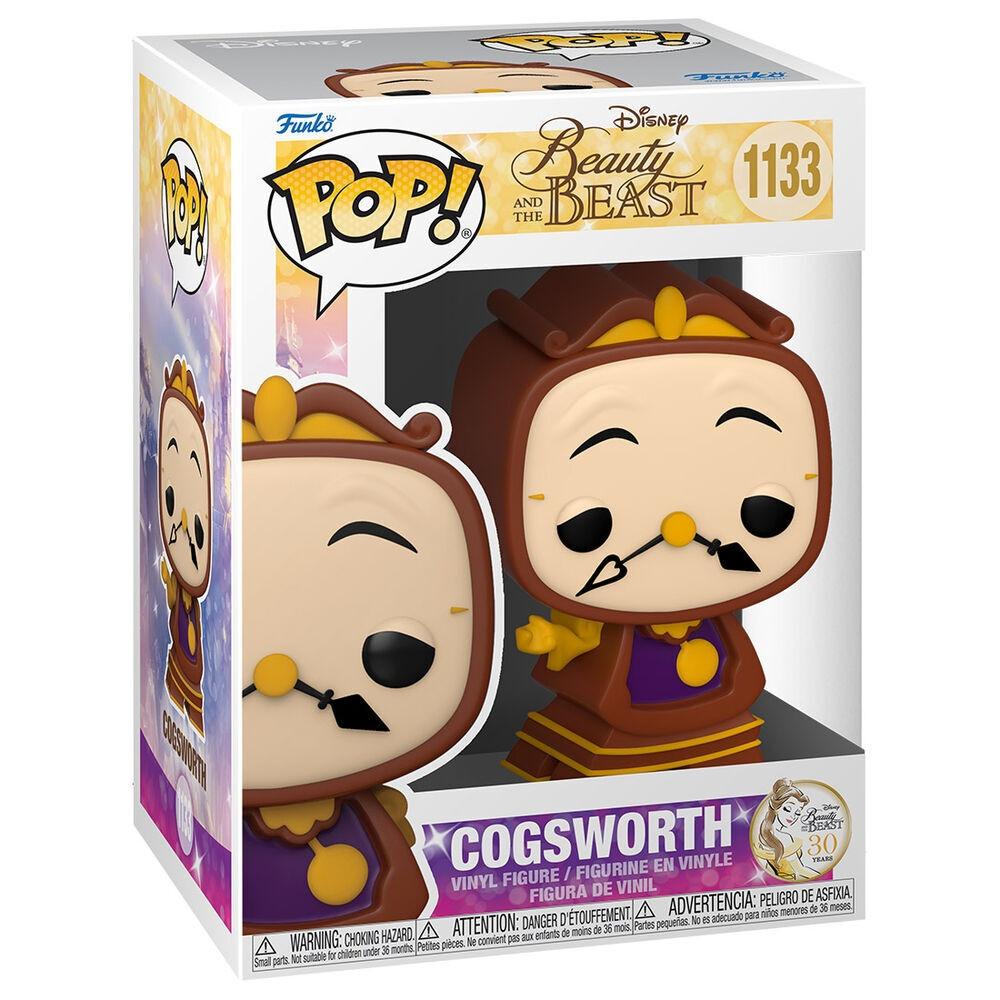 Funko  Figurine POP Disney La Belle et la Bête Cogsworth 