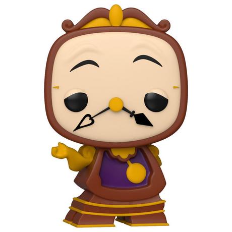 Funko  Figura POP Disney La Bella e la Bestia Cogsworth 