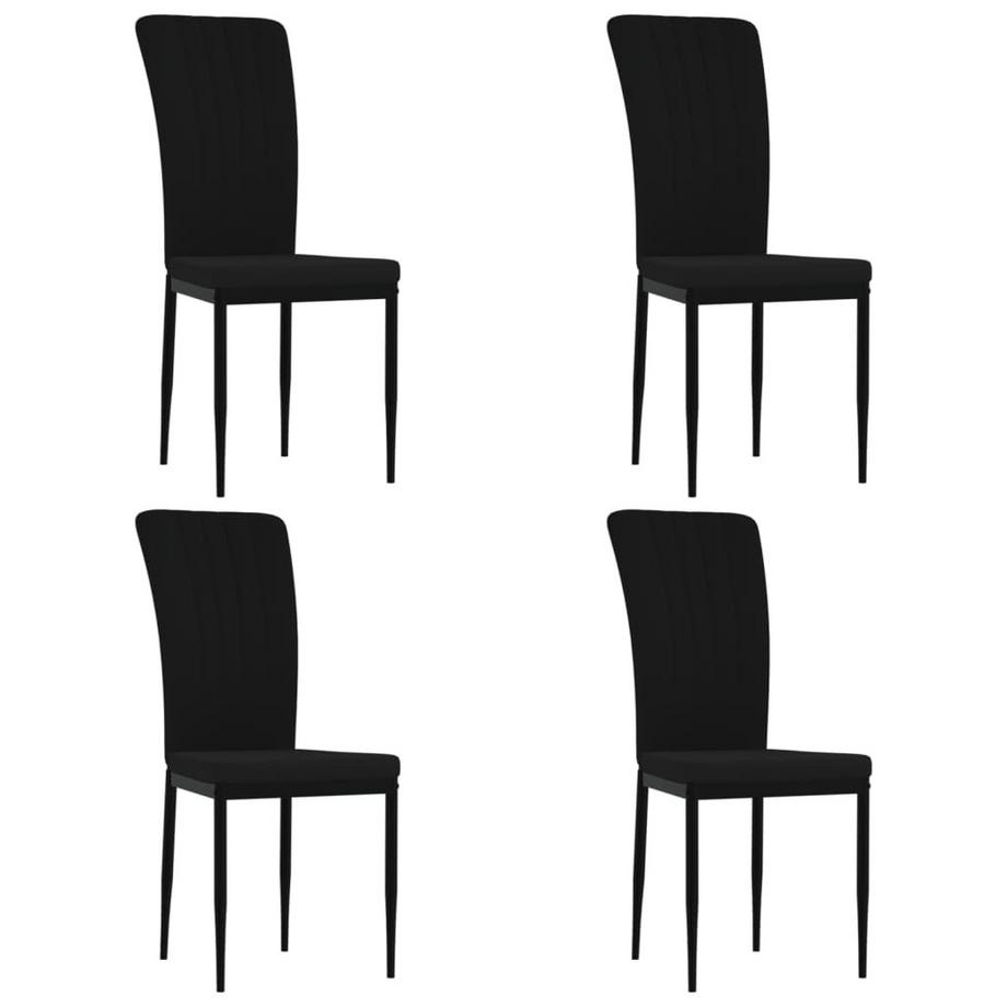 Chaise de salle à manger velours