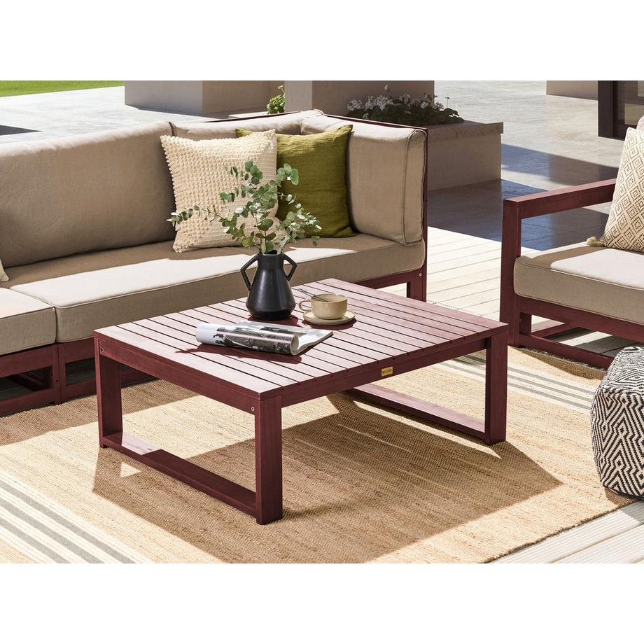 Beliani Outdoor Couchtisch aus FSC® zertifiziertes Akazienholz  TIMOR  