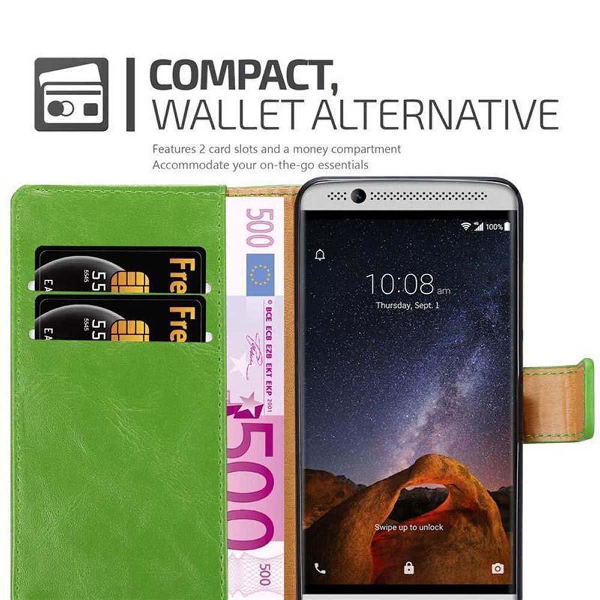 Cadorabo  Hülle für ZTE Axon 7 MINI Magnetverschluss, Kartenfach 