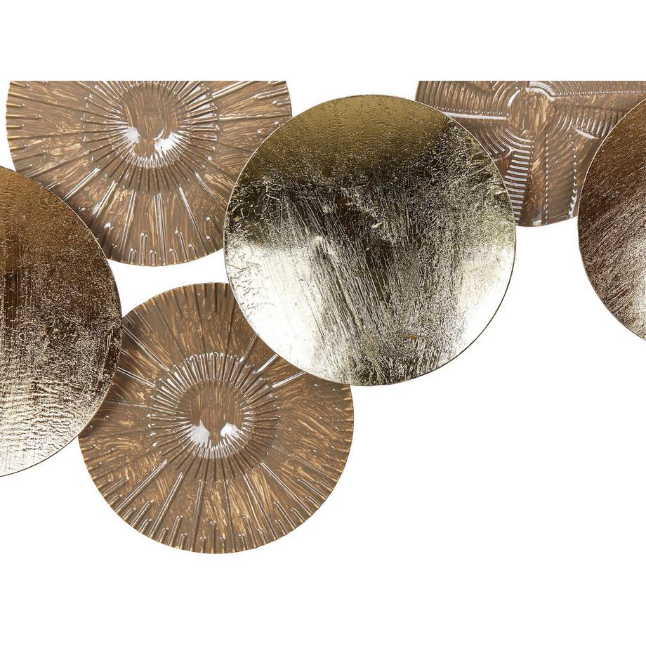 Beliani Décoration murale en Métal Industriel THALLIUM  