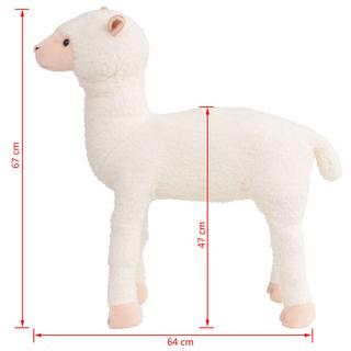 VidaXL  alpaca giocattolo Tessuto 