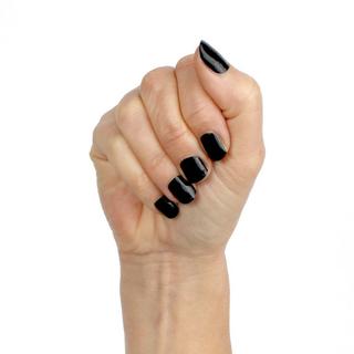 LAUED  vegane Nagelfolien solid statement Black Goddess 