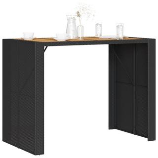 VidaXL Table de bar de jardin rotin synthétique  