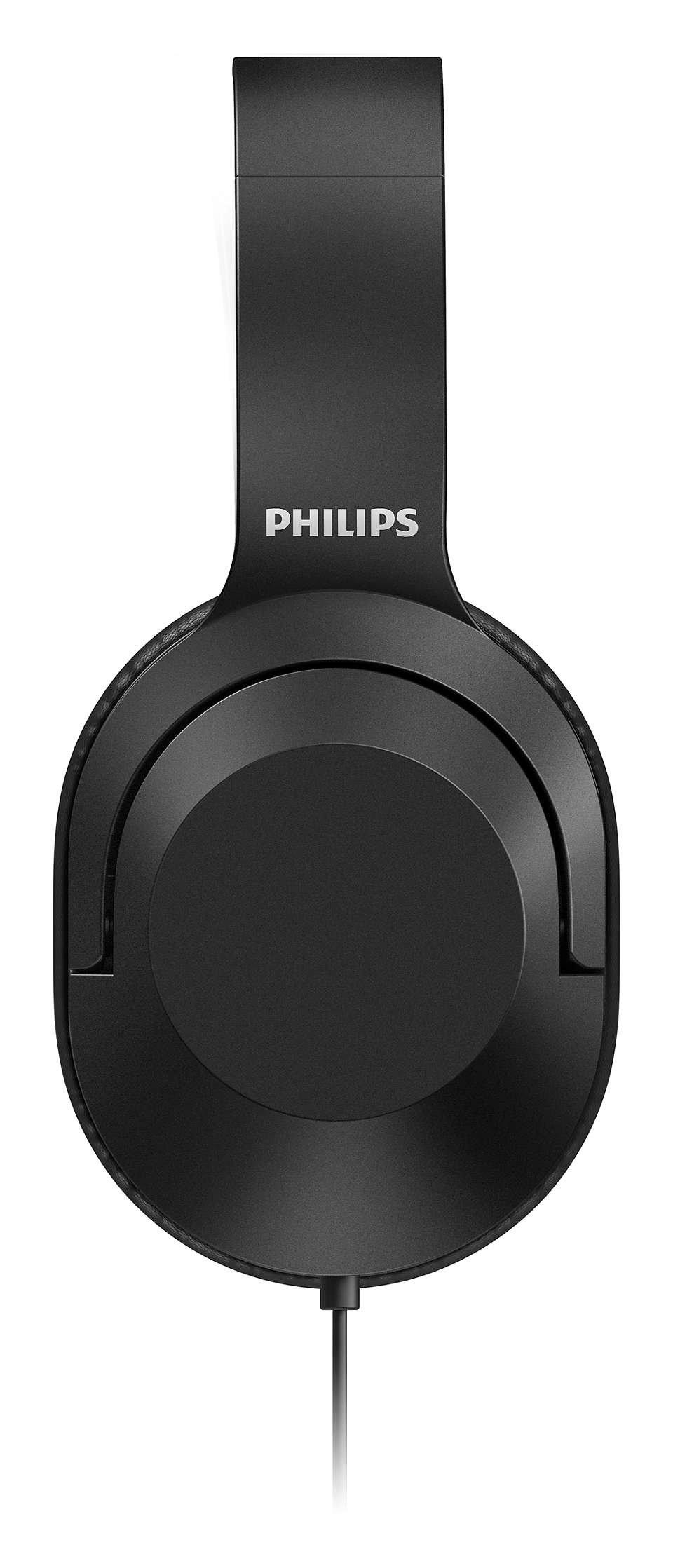 PHILIPS  Philips TAH2005BK/00 écouteur/casque Écouteurs Avec fil Arceau Musique Noir 