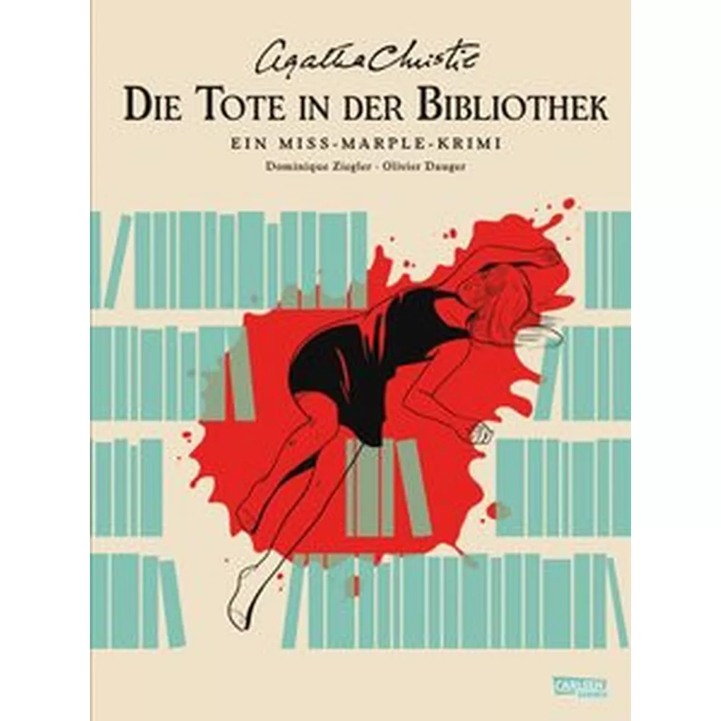 Carlsen Verlag - Agatha Christie Classics: Die Tote in der Bibliothek, Christie, Agatha/ Ziegler, Dominique/ Schöner, Thomas (Übersetzung)/ Dauger, Olivier (Illustrationen), Multicolor