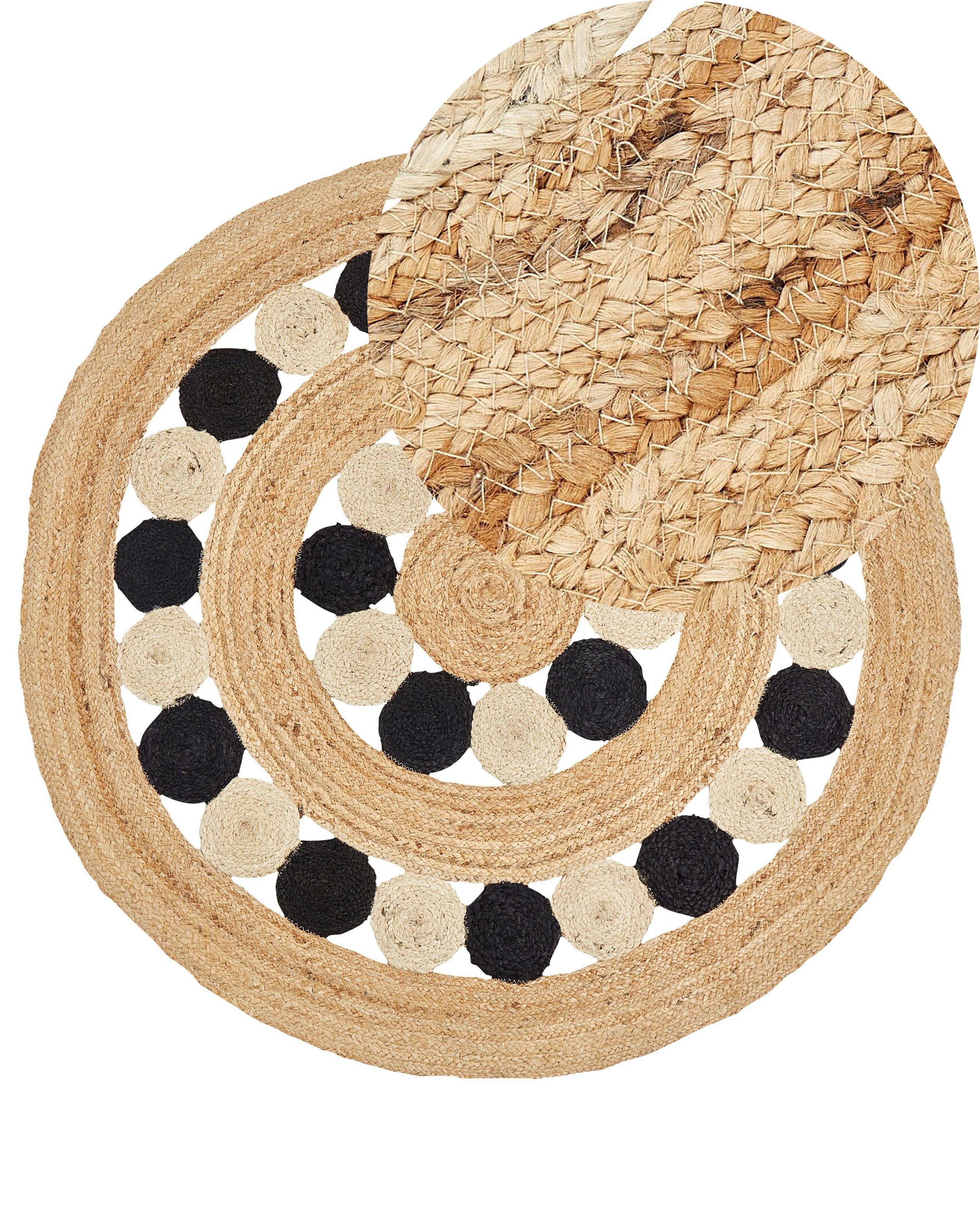 Image of Teppich aus Jute Boho HOVIT Teppich aus Jute Boho HOVIT