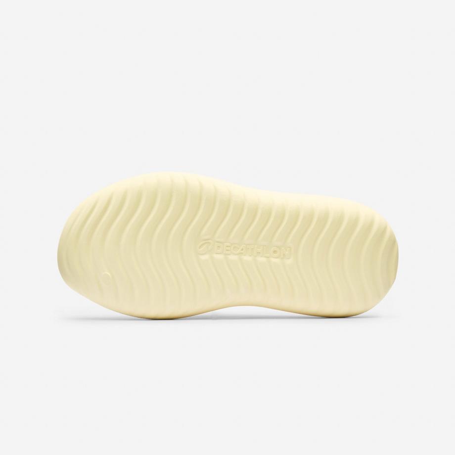 DECATHLON Claques Slide EVA Claquettes homme/femme, SLIDE, jaune 