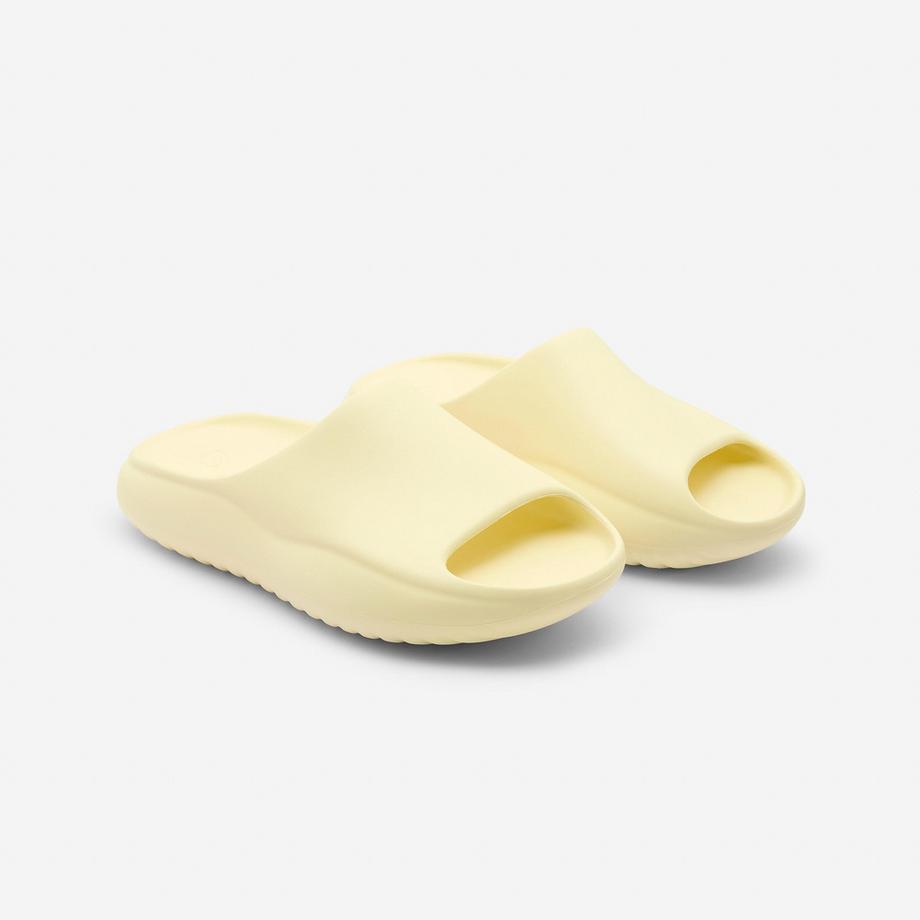 DECATHLON Claques Slide EVA Claquettes homme/femme, SLIDE, jaune 