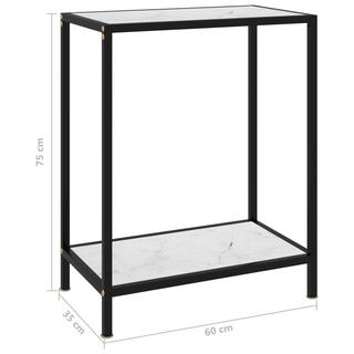 VidaXL Table console verre  