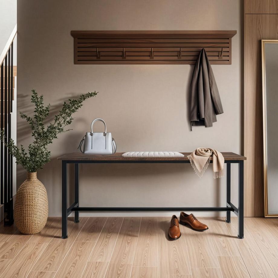 Tectake Set di 2 panche Fairfield stile industriale  