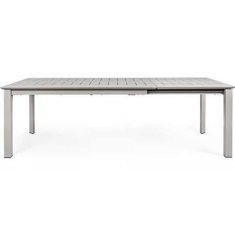 mutoni Table à rallonge de jardin Konnor 160-240x100 gris  