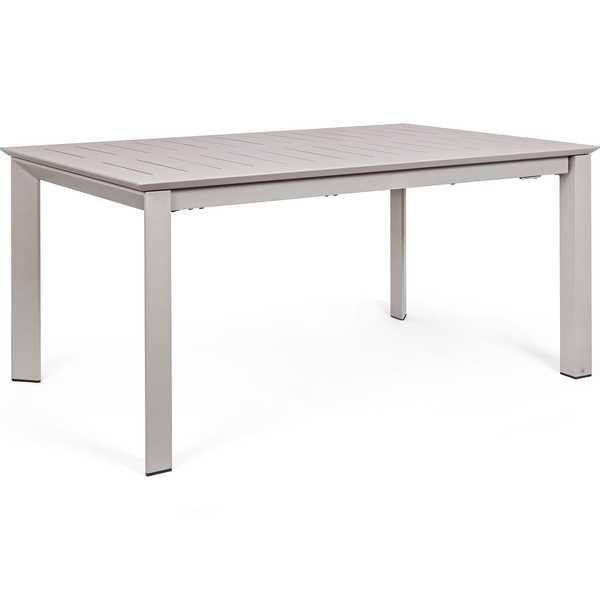 mutoni Table à rallonge de jardin Konnor 160-240x100 gris  