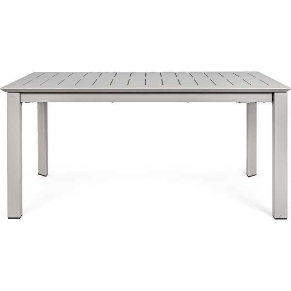 mutoni Table à rallonge de jardin Konnor 160-240x100 gris  