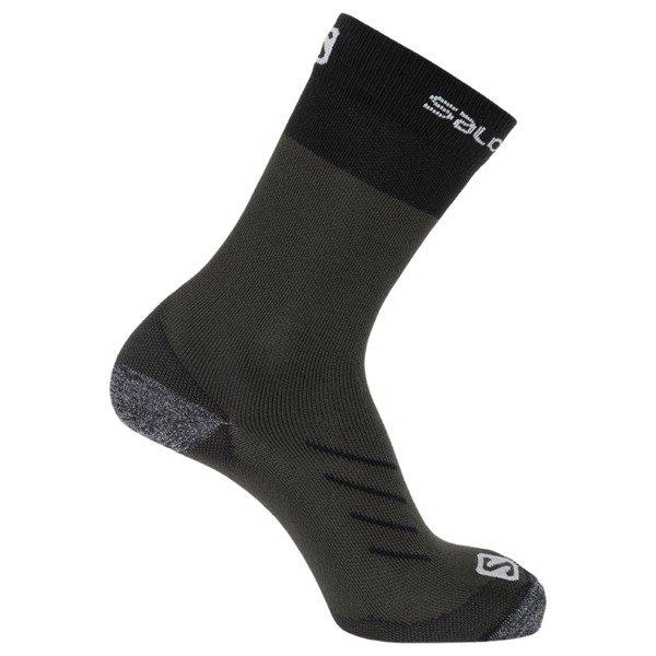 Image of Salomon Socken Pulse Crew (trailrun) Unisex Schwarz Leicht M