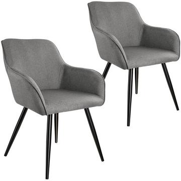 2 Chaises Marilyn aspect lin noir