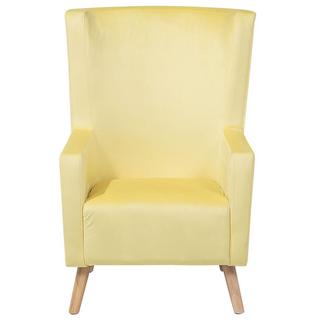 Beliani Fauteuil en Velours Moderne ONEIDA  